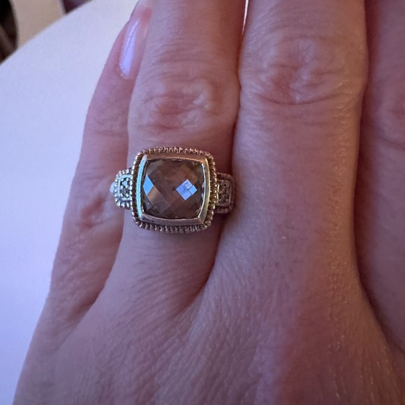 Judith Ripka Canary Crystal SS Ring - Picture 6 of 8